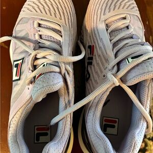 Fila Athletic Shoes in Light Purple and White